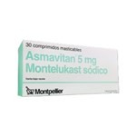 Montpellier Asmavitan Montelukast 5 Mg x 30 Comp Masticables #1