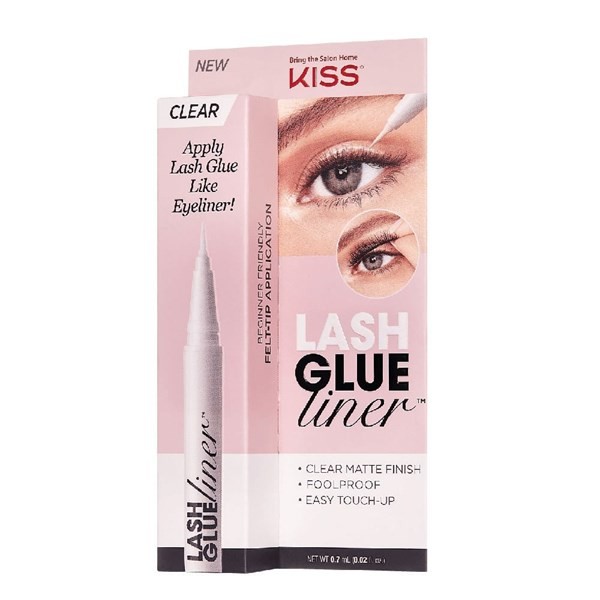 Kiss Delineador Adhesivo Para Pestañas Postizas Clear 0.7 ml