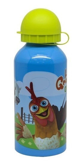 Botella Aluminio Con Pico Y Tapa Granja de Zenon 400 ml Único