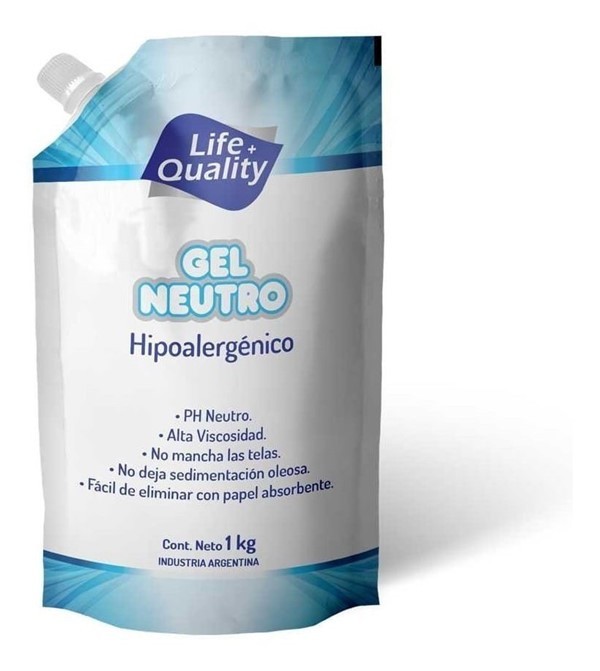 Life Quality Gel Neutro Ph Neutro Hipoalergénico 1000 ml Único #1
