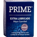 Prime Preservativos Extra Lubricado (3 Unidades) #1