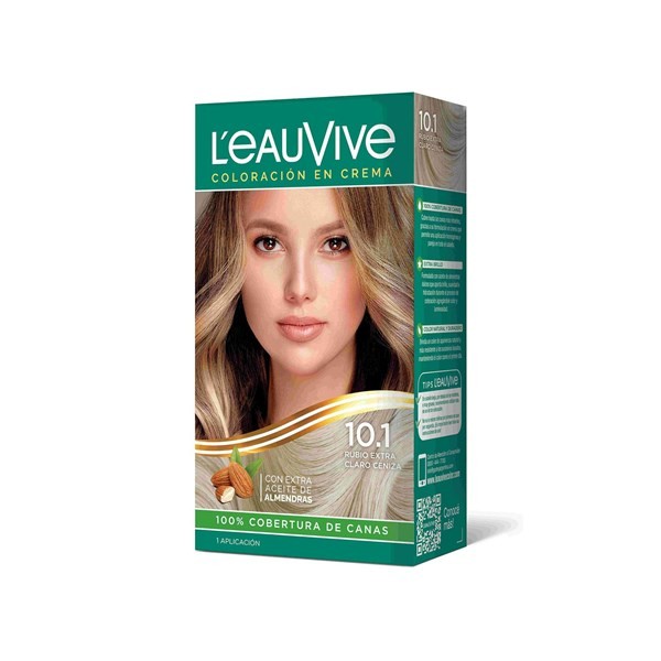 Color Permanente L'eauvive Kit N10.1 Rubio Ext Claro 1 uni #1