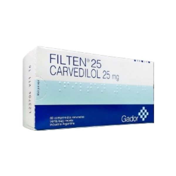Gador Filten Carvedilol 25 Mg x 60 Comp Ranurados #1