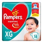 Pañal Pampers Supersec Megapack Xg #1