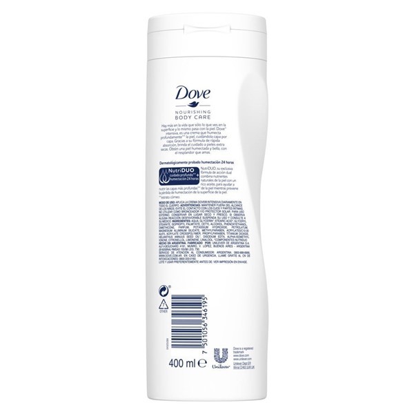 Crema Corporal Dove Nutrición Intensiva x 400 ml alt