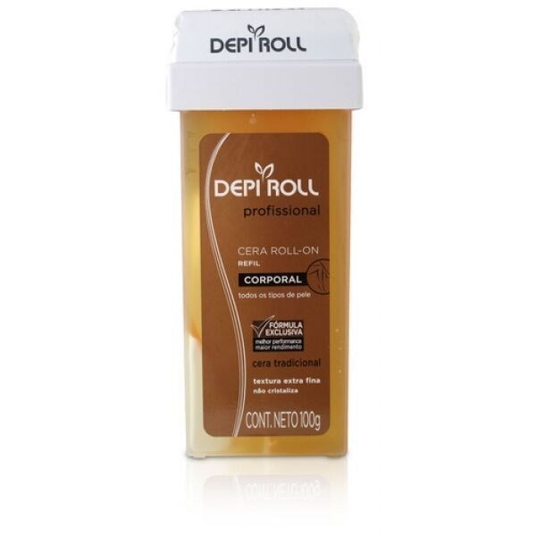 CERA DEPILATORIA ROLL-ON DEPI-ROLL SENS.100GR ROSA #1