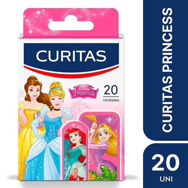 Curitas Apósitos Adhesivos Princess Para Niños (20 Unidades)