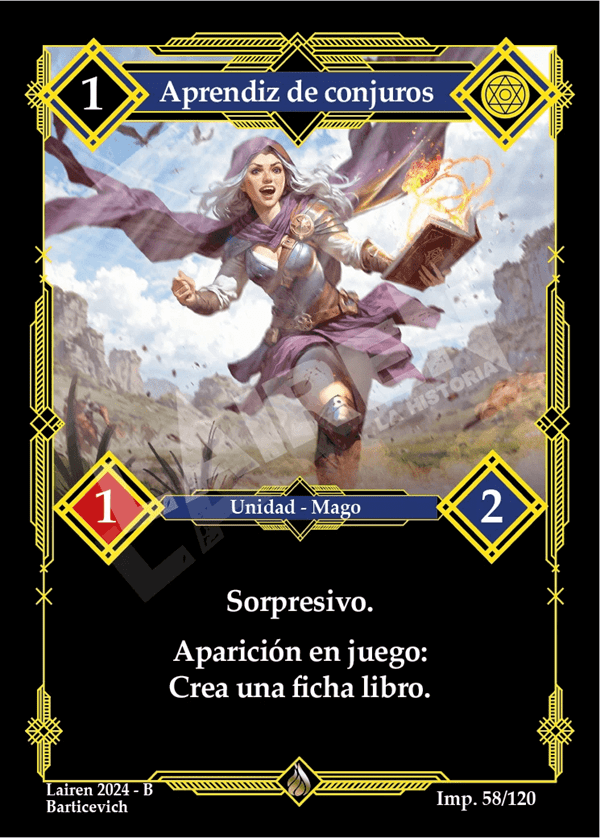 058 Aprendiz De Conjuros Precon Mago/Pirata - Coste 1 #1