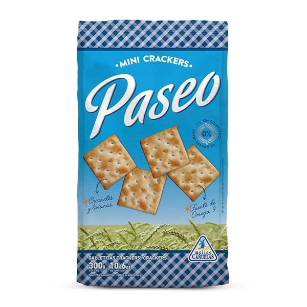 Galletitas De Agua Paseo Crackers 300 Gr #1