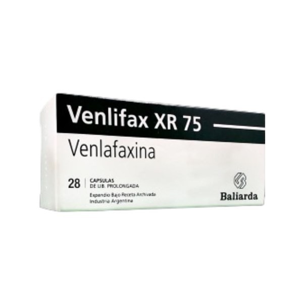 Baliarda Venlifax Xr 75Mg Venlafaxina x 28 Cáps Liberación Prolongada #1