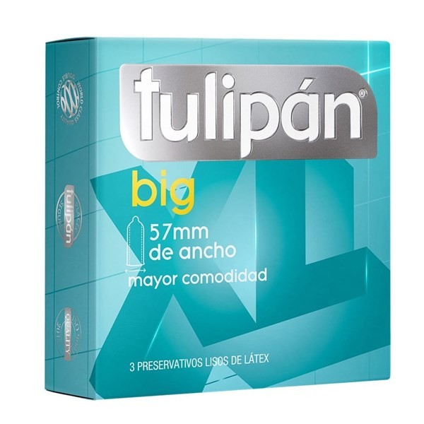 Preservativo Tulipan Big x 3 un alt