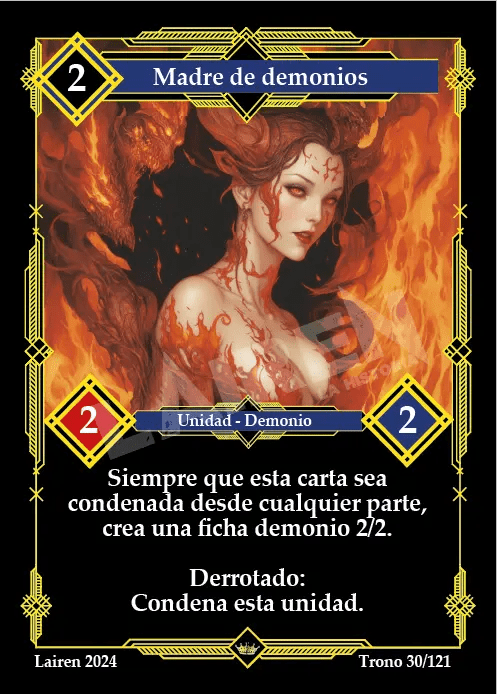 030 Madre De Demonios 1ra Edicion - Coste 2 #1