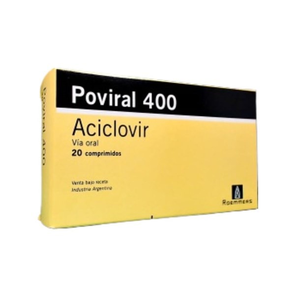 Roemmers Poviral Aciclovir 400 Mg x 20 Comp