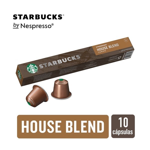Capsulas Starbucks House Blend 10u