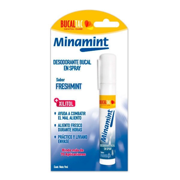 Minamint Desodorante Bucal en Spray Freshmint 9 ml alt