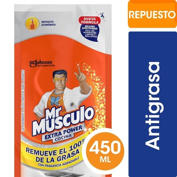 Limpiador Mr. Musculo Extra Power 450 ml #1