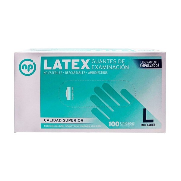 Np Guantes de Latex Descartables Caja Único #1