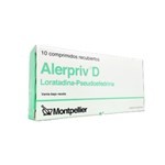 Montpellier Alerpriv D Loratadina + Pseudoefedrina x 10 Comp #1