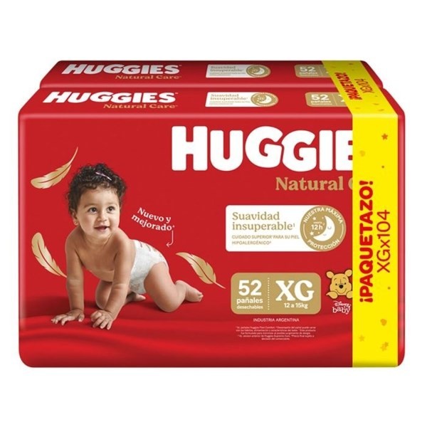 HUGGIES Pañales Supreme Care XG | 104 Unidades #1