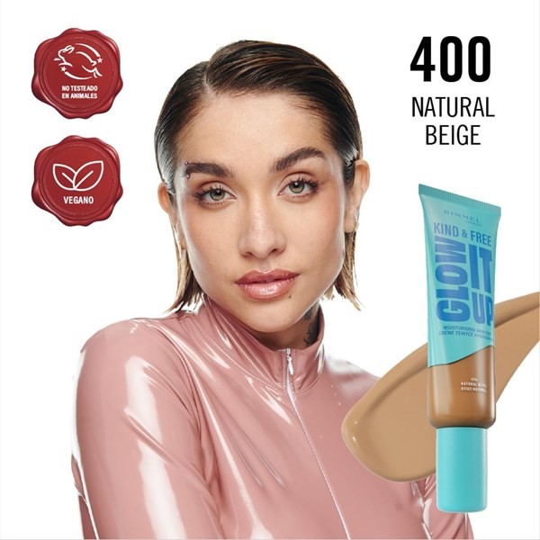 Base Rimmel Kind & Free Hidratante X 30 Ml Color 400 Natural Beige alt