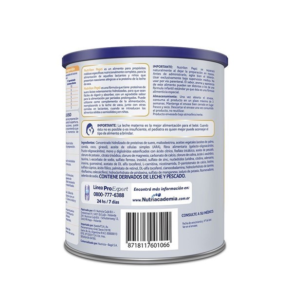 Nutrilon ProExpert Pepti Fórmula Láctea Lata 400gr alt