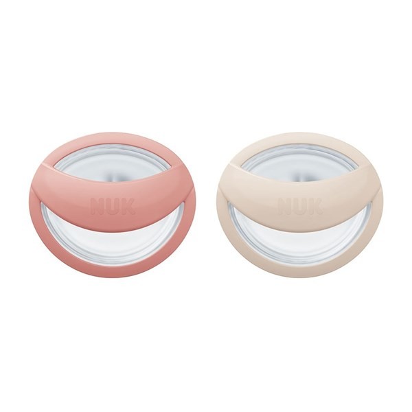 Nuk Chupete Mommyfeel Rosa/Beige (0-9 Meses) x 2 alt