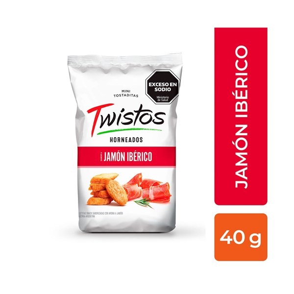 Mini Tostaditas Twistos Jamon Iberico 40 G. #1