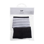 Bombacha Colaless Wav Rayada Y Negra x 2 un Talle S #2