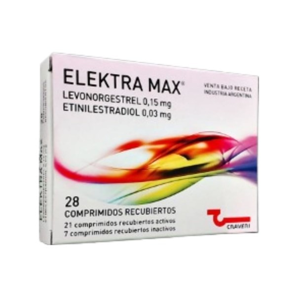 Craveri Elektra Max x 28 Comp Recubiertos #1