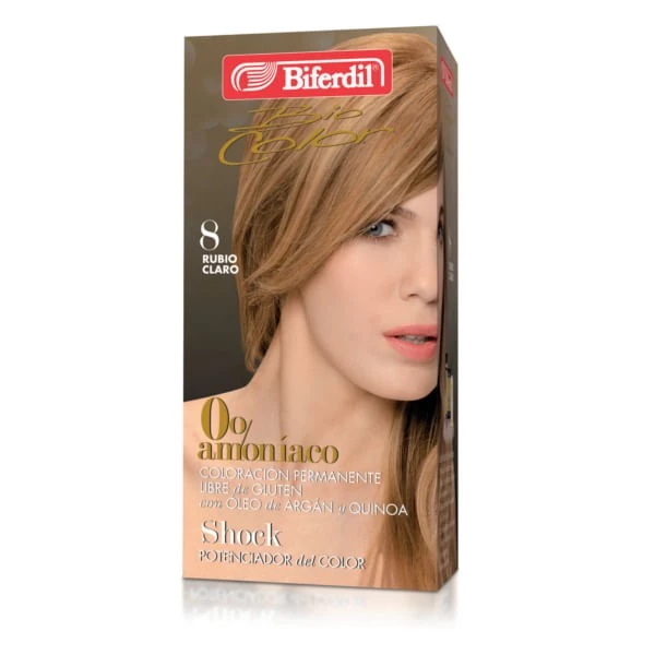 Biferdil Biocolor 0% Amoniaco 8 Rubio Claro