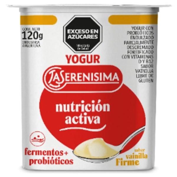 Yogur Entero la Serenísima Sabor Vainilla 120 Grs #1