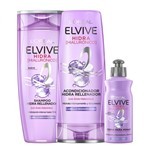 Loreal Paris Combo Elvive Ácido Hialurónico: Shampoo, Acondicionador Y Crema Para Peinar #1