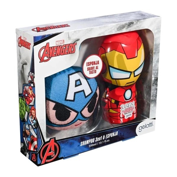 Set Disney Shampoo 300 ml + Esponja Avengers #1
