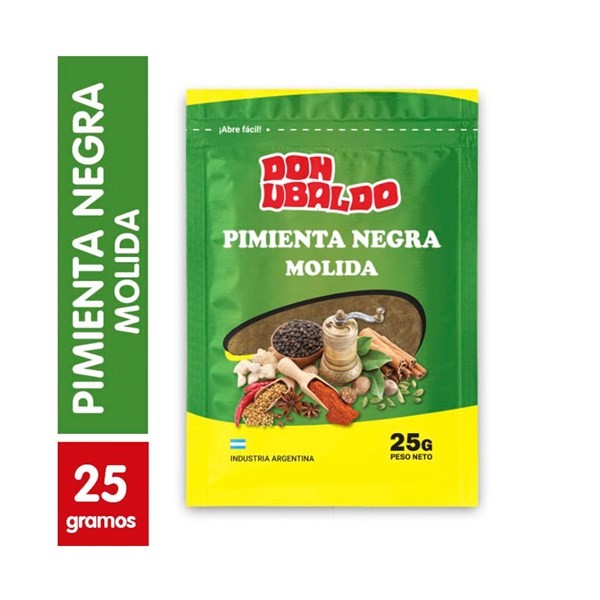 Pimienta Negra Don Ubaldo Negra 25 g. #1
