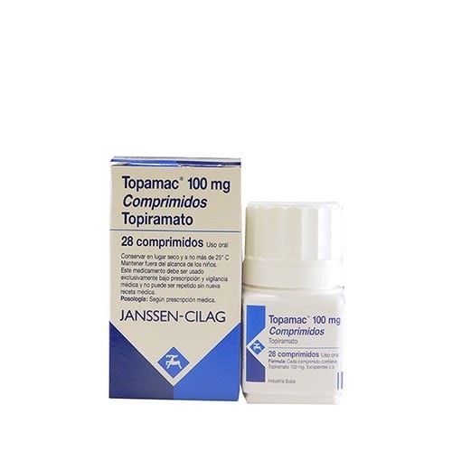 Topamac 100 Mg | Antiepileptico | 28 comprimidos | Topiramato #1