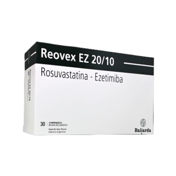 Baliarda Reovex Ez 20 / 10 Rosuvastatina + Ezetimibe x 30 Comp #1