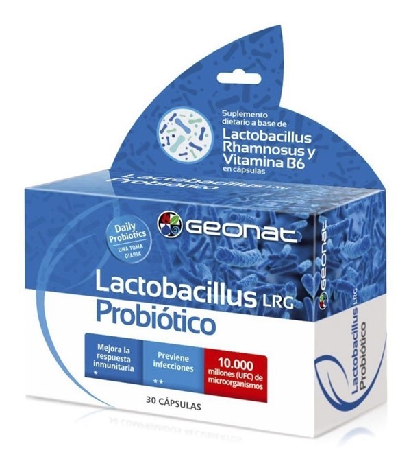 Geonat Lactobacillus R Gg Probiótico Por 30 capsulas, Provefarma