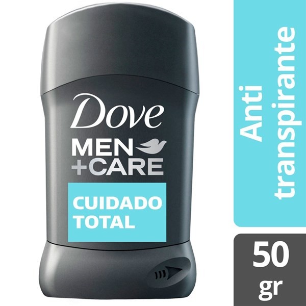 Dove Antitranspirante en Barra Men Care Cuidado Total 50 gr