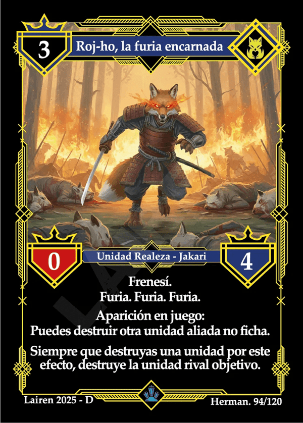 094 Roj-Ho, La Furia Encarnada - Coste 3