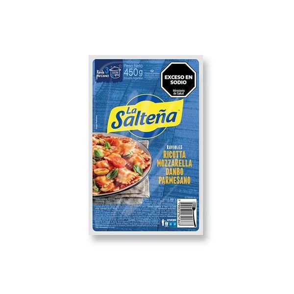 La Salteña Raviol 4 Quesos 450 G