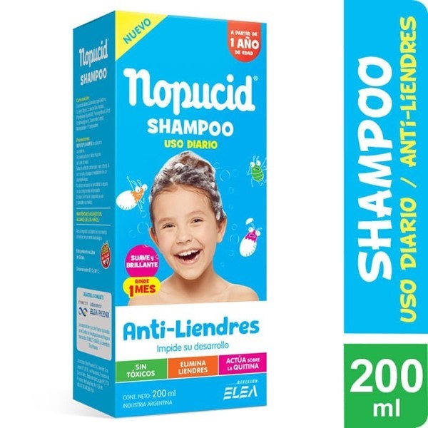 Nopucid Shampoo Uso Diario Pediculicida 200 ml alt