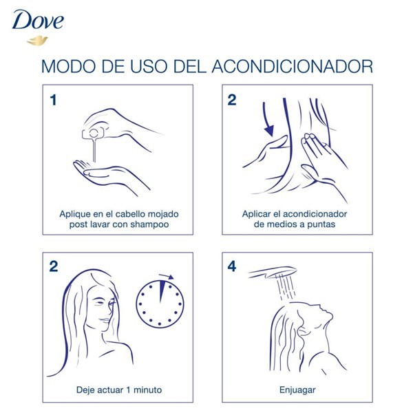 Acondicionador  Dove  Hidratación Intensa  400 Ml alt
