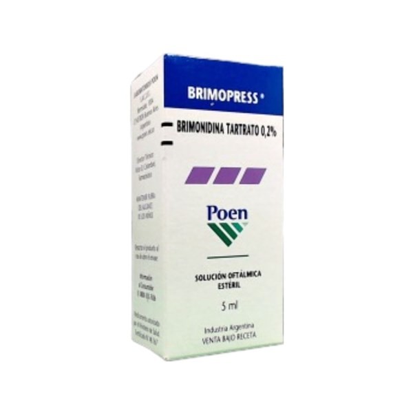 Poen Brimopress 0.2% Brimonidina Sol.Oft x 5 ml #1