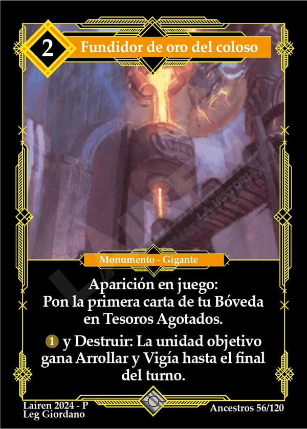 56 Fundidor De Oro Del Coloso - Coste 2 #1