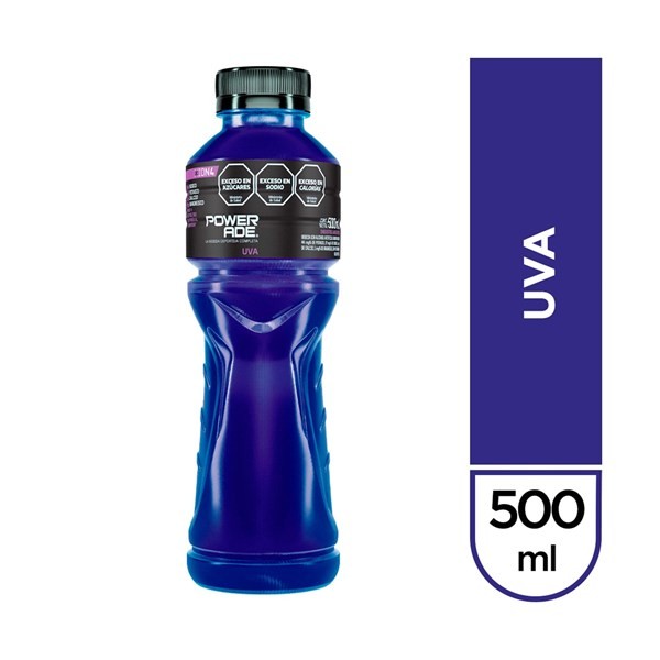Isotónica Powerade Sabor Uva Pet 500 Cc. #1