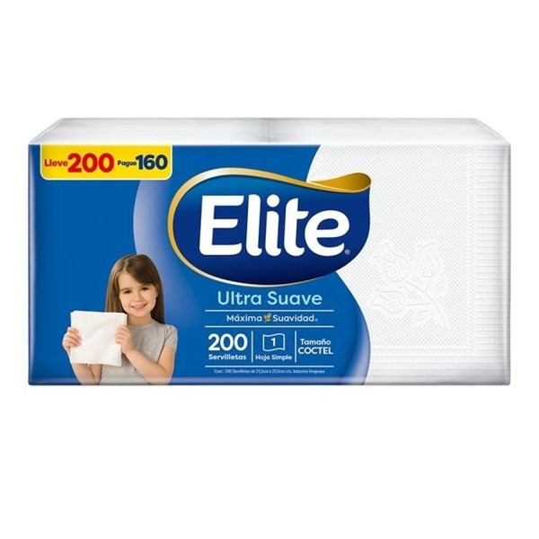 Servilletas De Cocktail Elite | 200 Unidades