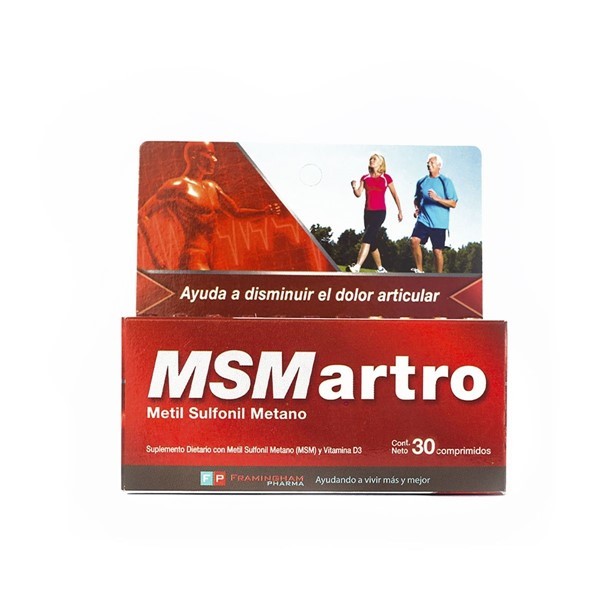 Ms Martro Msm Artro 30 comprimidos alt
