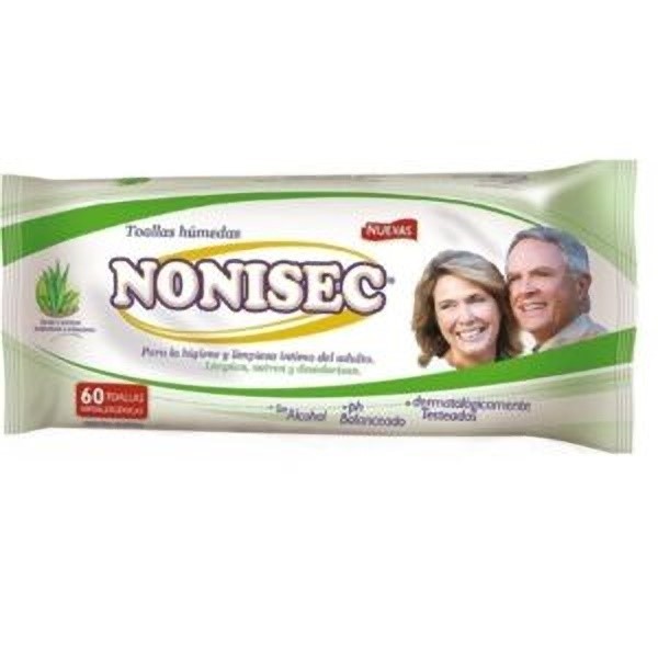 Nonisec Toallas Humedas Para Adultos (60 Unidades) #1
