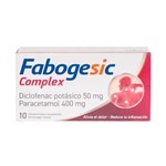 Savant Consumer Fabogesic Complex Diclofenac Sódico + Paracetamol 50 / 400 Mg x 10 Comp Recubiertos #1