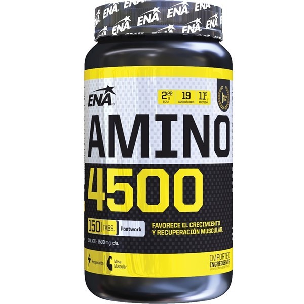 Ena Suplemento Deportivo Amino 4500 1500 mg (150 Tabletas) alt
